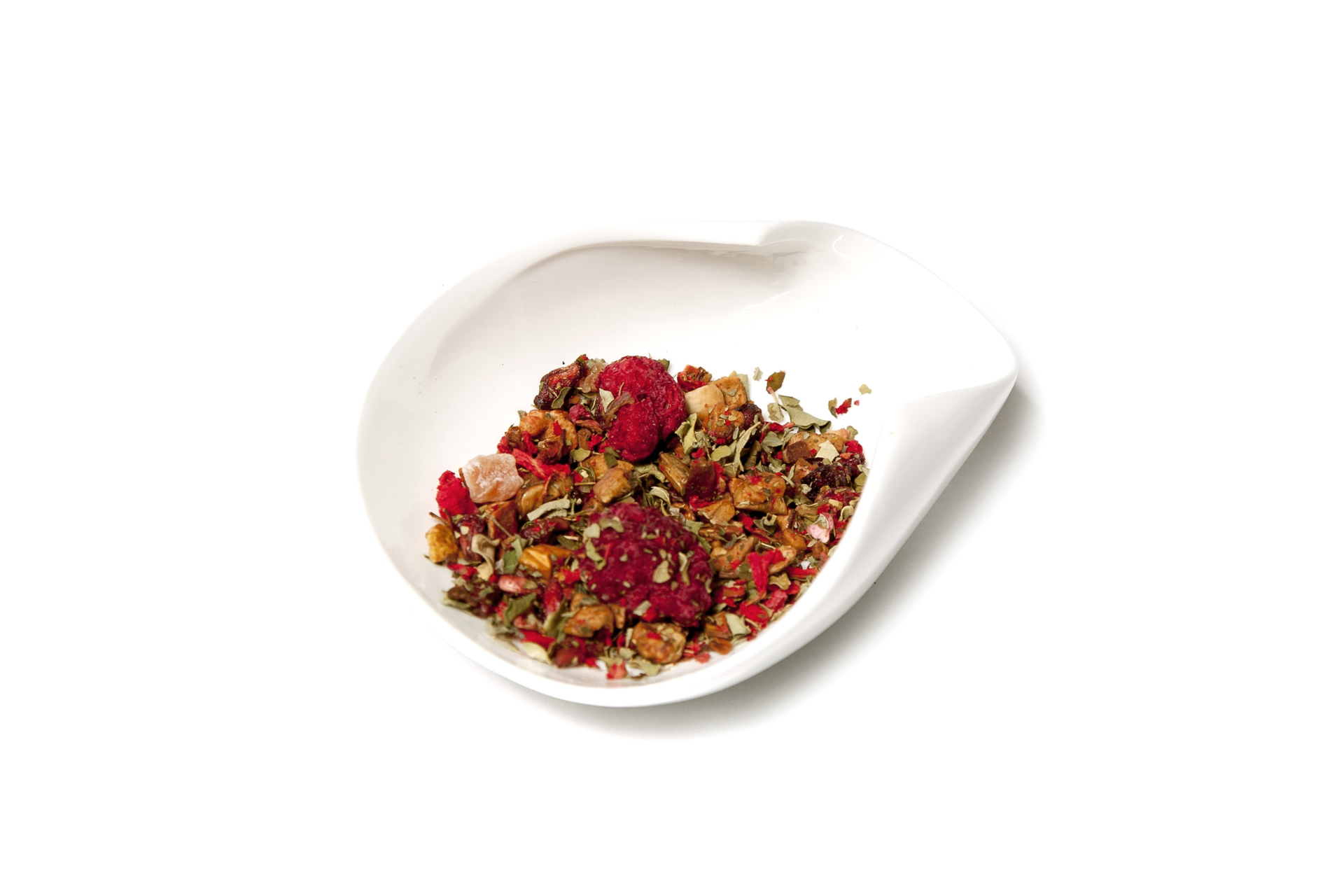 Granátové jablko s  malinami a moringou granatov jablcko malina moringa